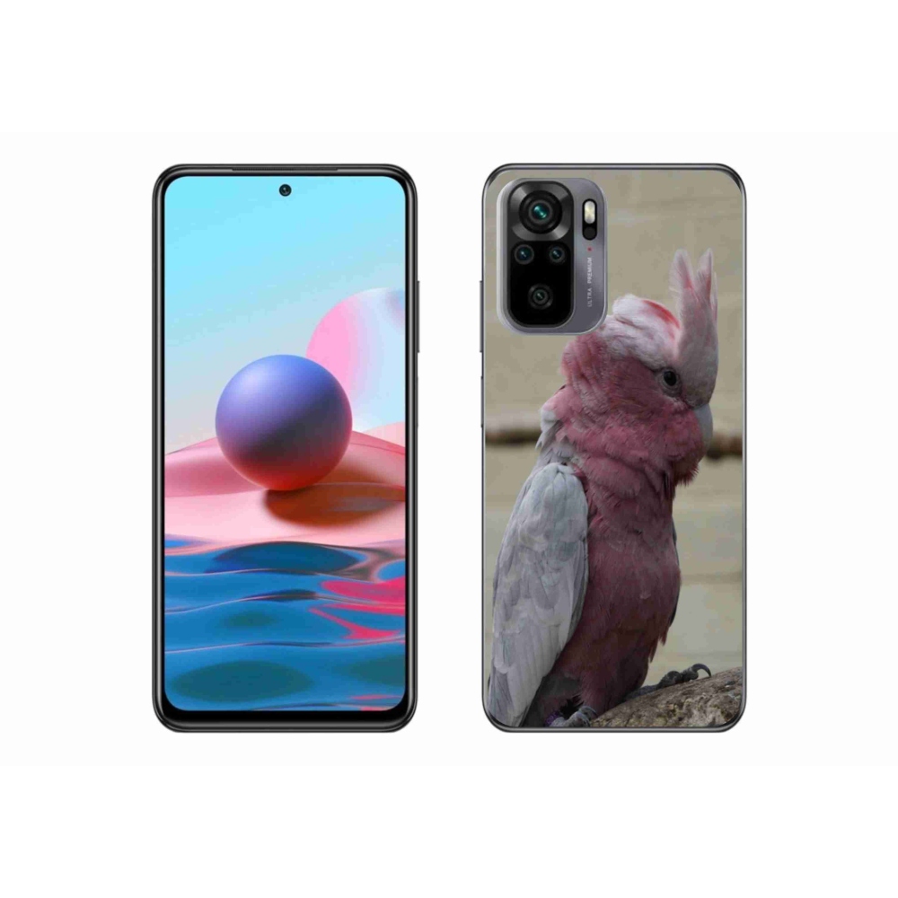 Gélový kryt mmCase na Xiaomi Poco M5s - papagáj kakadu ružový