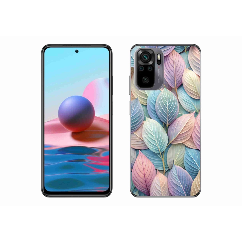 Gélový kryt mmCase na Xiaomi Poco M5s - pastelové listy