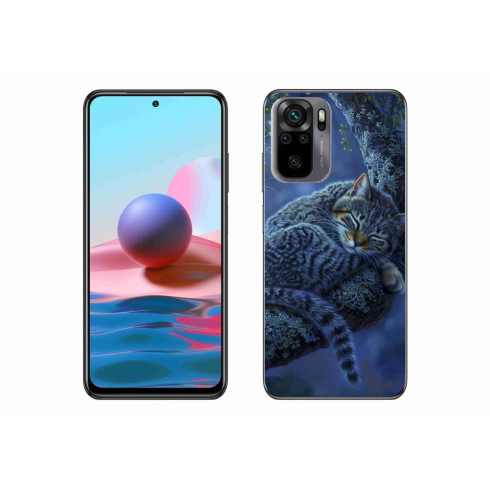 Gélový kryt mmCase na Xiaomi Poco M5s - spiaca mačka