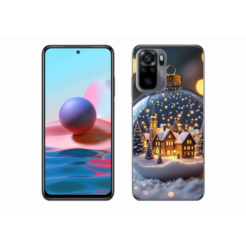 Gélový kryt mmCase na Xiaomi Poco M5s - vianočné gule 4