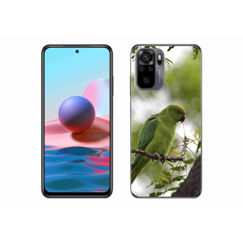 Gélový kryt mmCase na Xiaomi Poco M5s - zelený papagáj