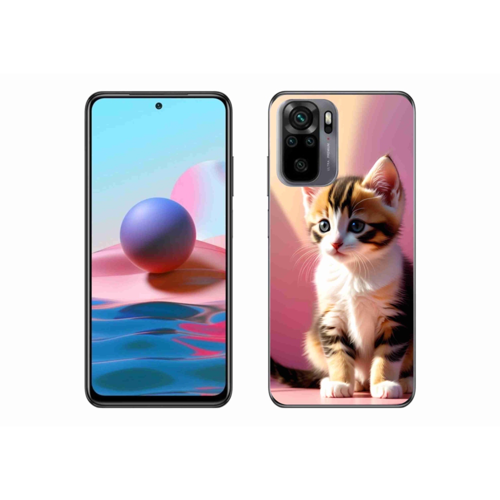 Gélový kryt mmCase na Xiaomi Poco M5s - zvedavé mačiatko 2