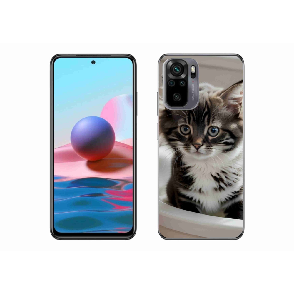 Gélový kryt mmCase na Xiaomi Poco M5s - zvedavé mačiatko