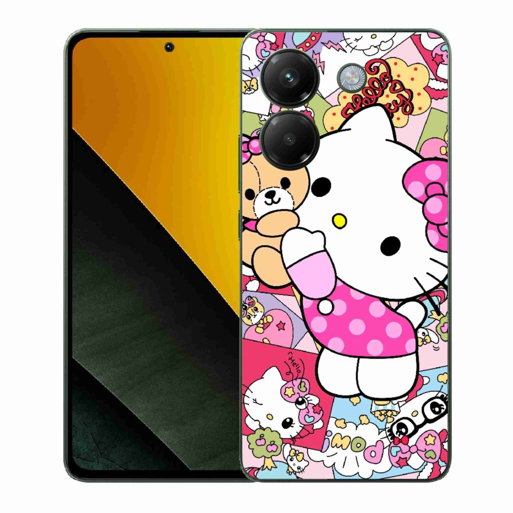 Gélový kryt mmCase na Xiaomi Poco M7 Pro 5G - cute kitty