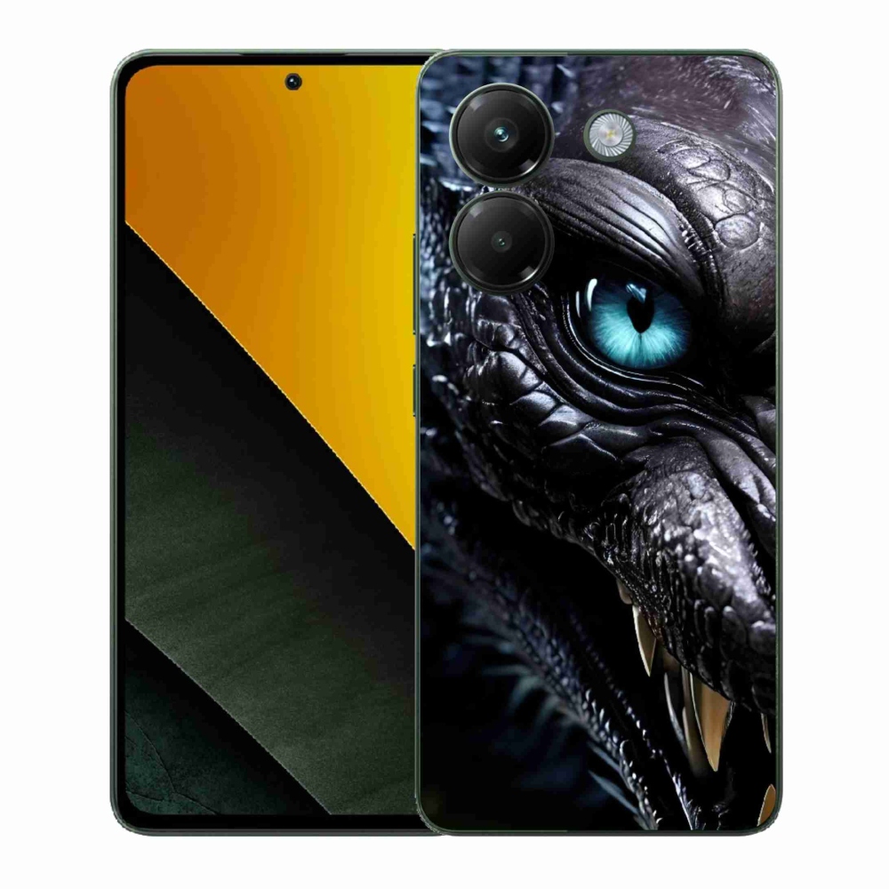 Gélový kryt mmCase na Xiaomi Poco M7 Pro 5G - dračí pohľad