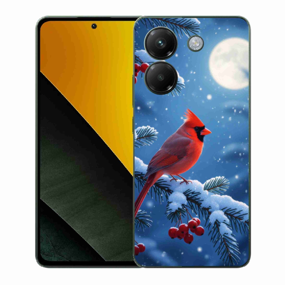 Gélový kryt mmCase na Xiaomi Poco M7 Pro 5G - kardinál červený