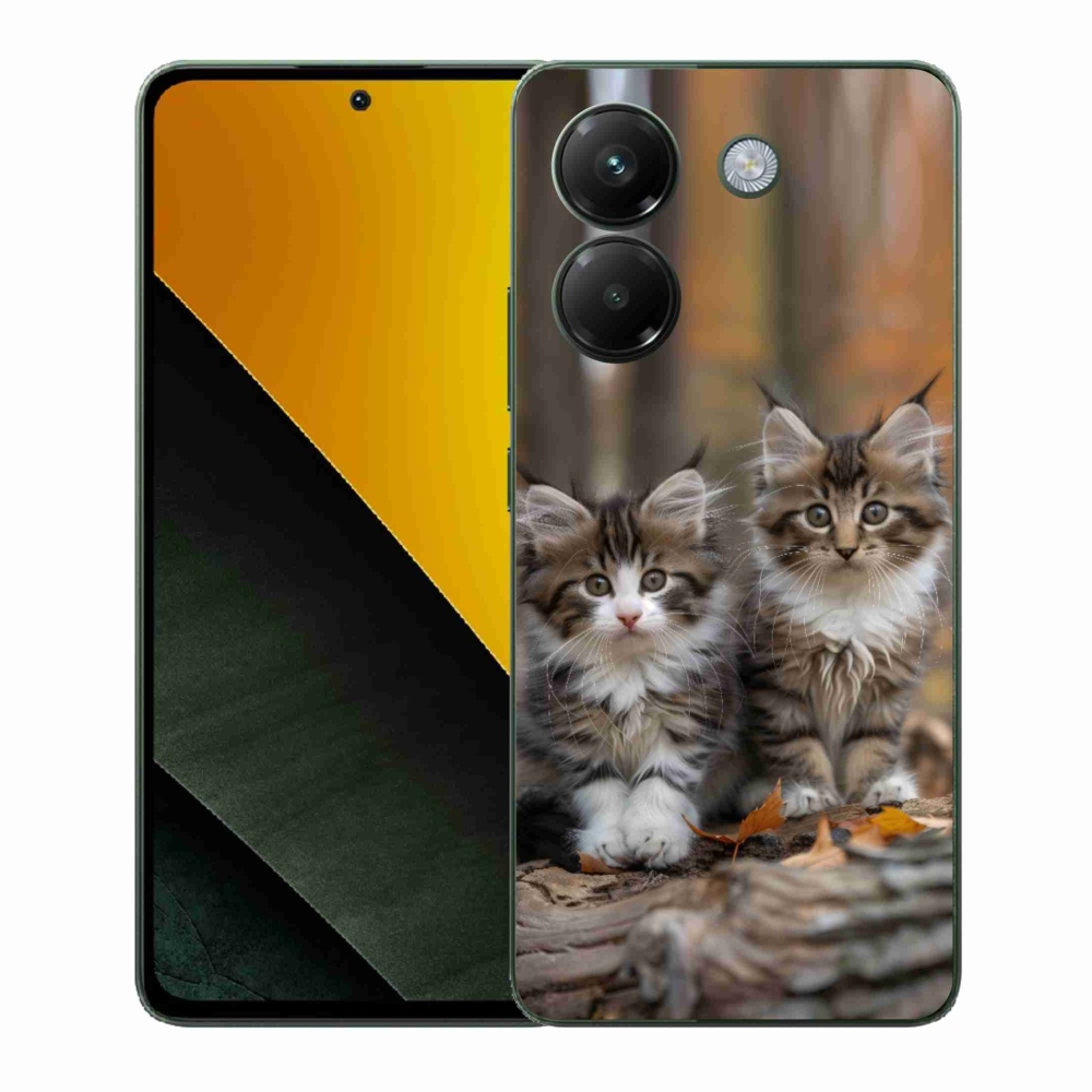 Gélový kryt mmCase na Xiaomi Poco M7 Pro 5G - mačacie duo 3