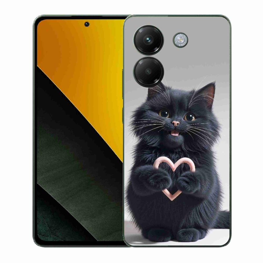 Gélový kryt mmCase na Xiaomi Poco M7 Pro 5G - mačacia láska 3