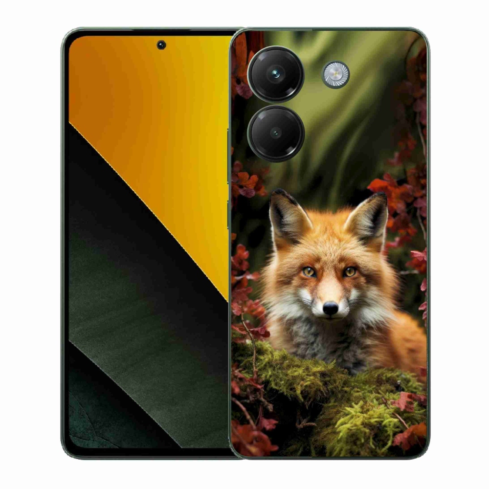 Gélový kryt mmCase na Xiaomi Poco M7 Pro 5G - líška v lese