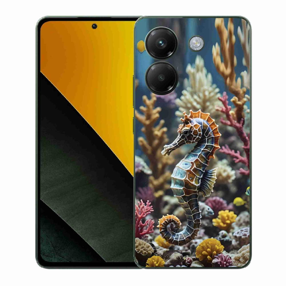 Gélový kryt mmCase na Xiaomi Poco M7 Pro 5G - morský koník 2