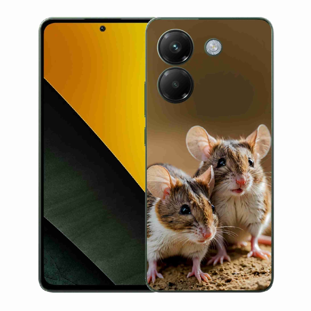 Gélový kryt mmCase na Xiaomi Poco M7 Pro 5G - myší duo