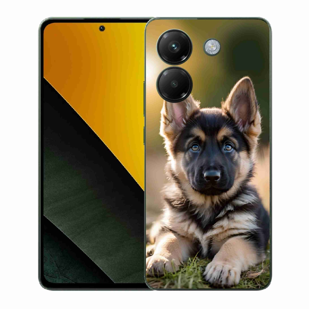 Gélový kryt mmCase na Xiaomi Poco M7 Pro 5G - nemecký ovčiak v prírode