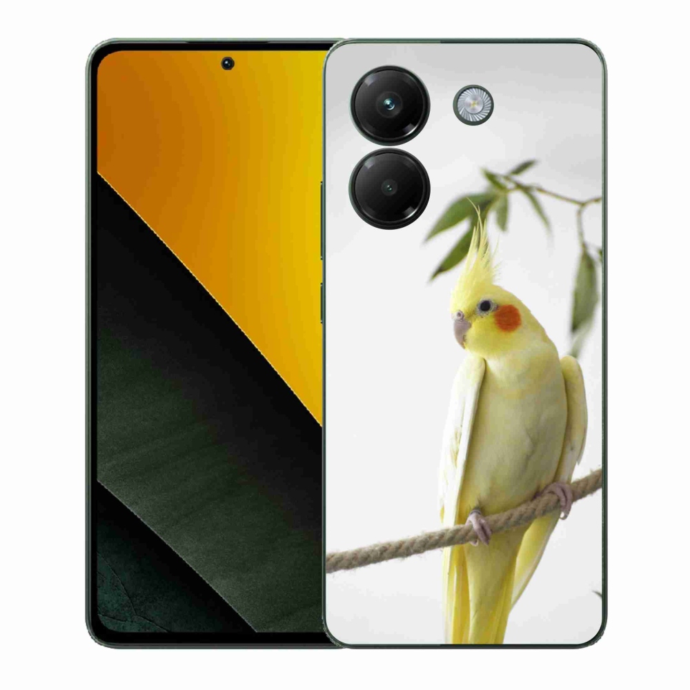 Gélový kryt mmCase na Xiaomi Poco M7 Pro 5G - papagáj korela chocholatá