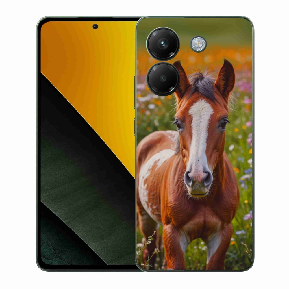 Gélový kryt mmCase na Xiaomi Poco M7 Pro 5G - roztomilé žriebä