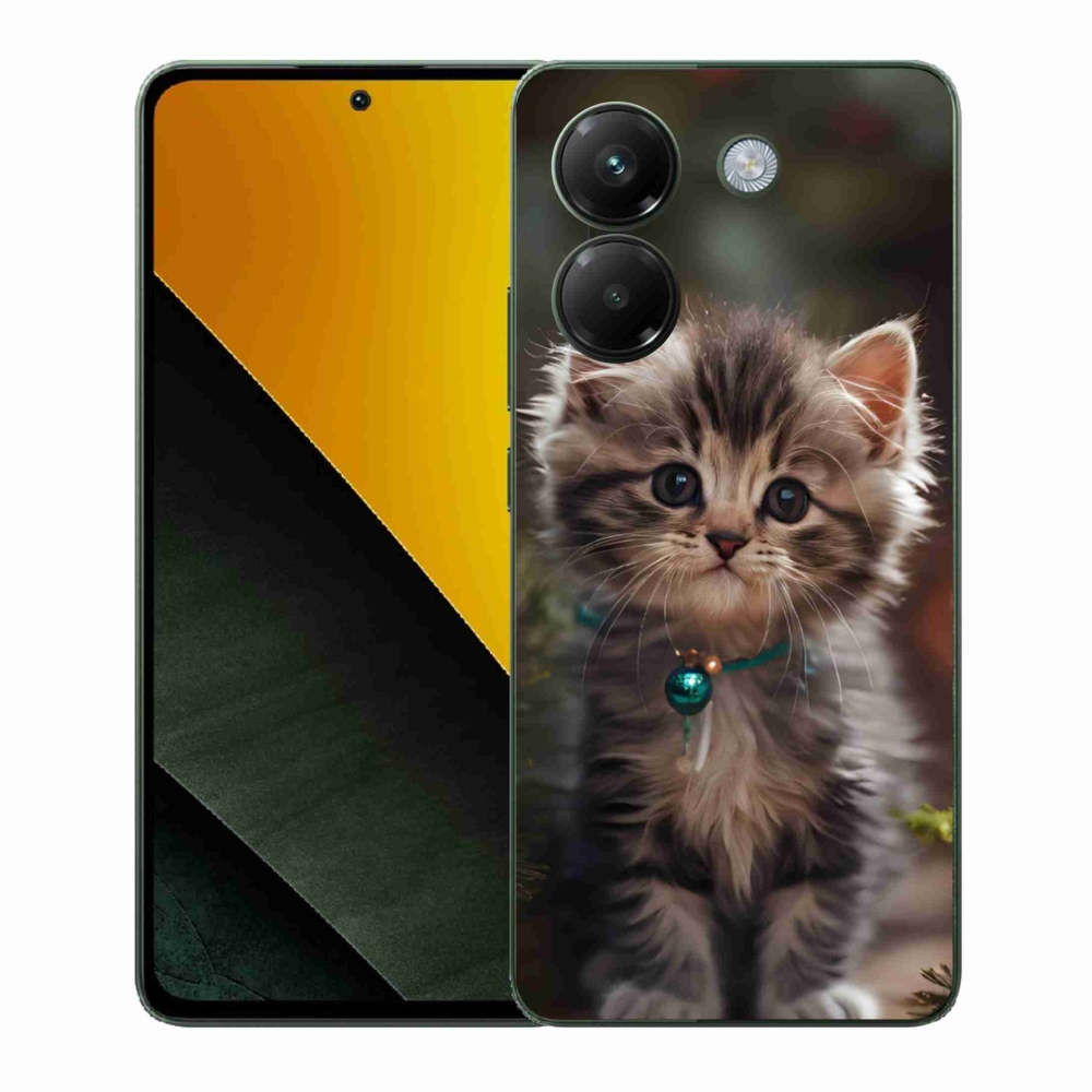 Gélový kryt mmCase na Xiaomi Poco M7 Pro 5G - roztomilé mačiatko 11
