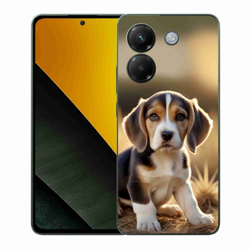 Gélový kryt mmCase na Xiaomi Poco M7 Pro 5G - roztomilý bígl