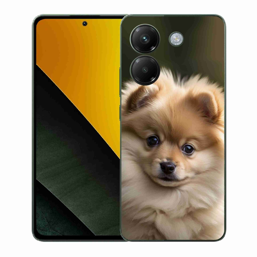 Gélový kryt mmCase na Xiaomi Poco M7 Pro 5G - roztomilý pomeranian 2