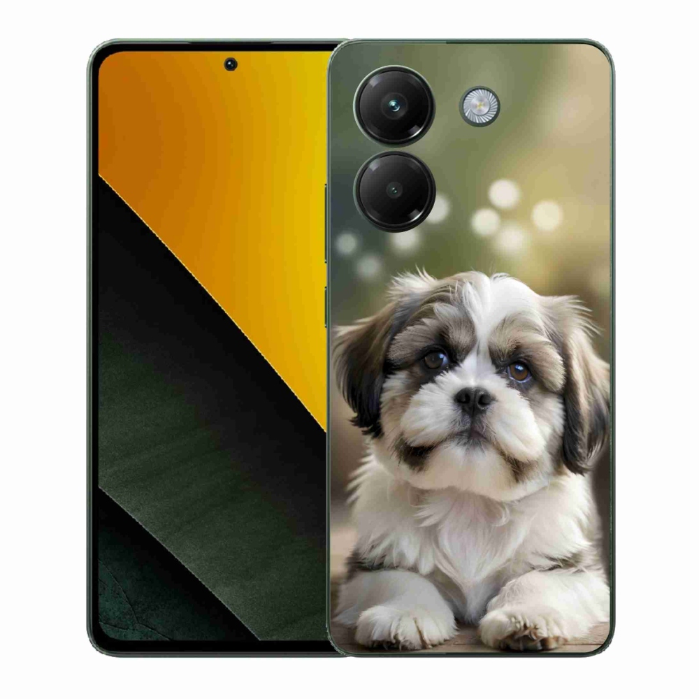 Gélový kryt mmCase na Xiaomi Poco M7 Pro 5G - roztomilý shih-tzu