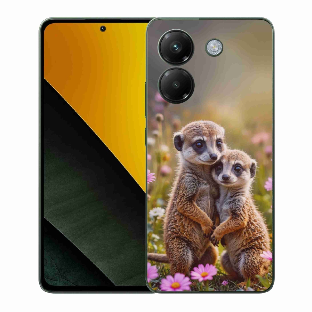 Gélový kryt mmCase na Xiaomi Poco M7 Pro 5G - surikatí duo