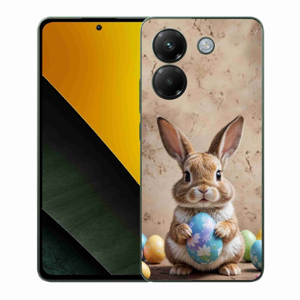 Gélový kryt mmCase na Xiaomi Poco M7 Pro 5G - veľkonočný zajačik