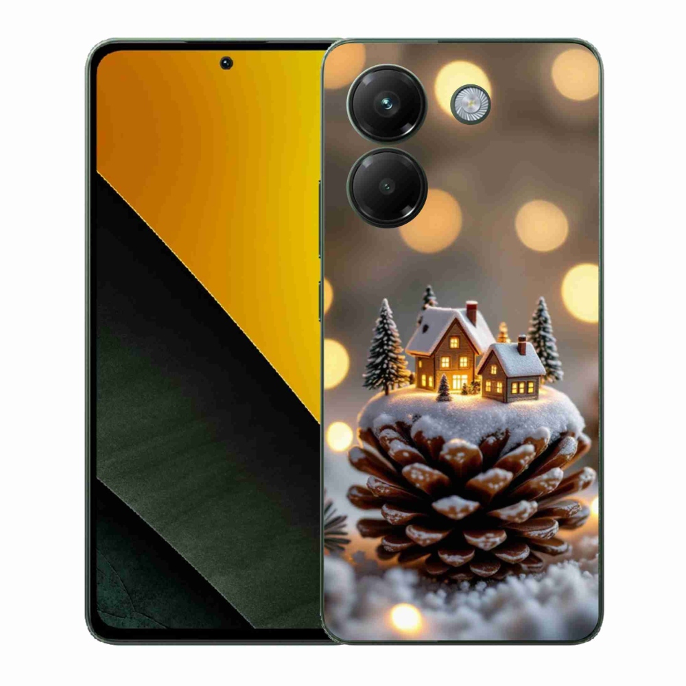 Gélový kryt mmCase na Xiaomi Poco M7 Pro 5G - zimná dedinka
