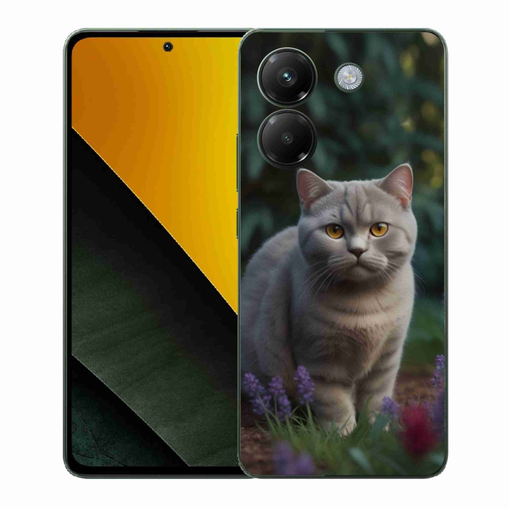 Gélový kryt mmCase na Xiaomi Poco M7 Pro - britská mačka