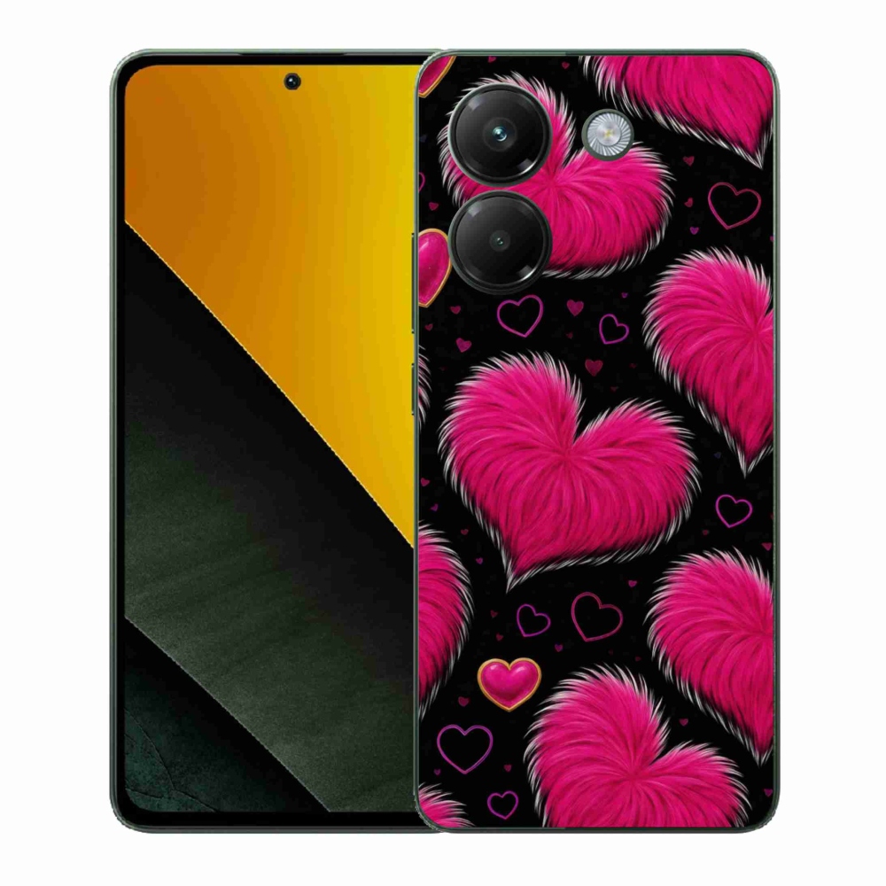 Gélový kryt mmCase na Xiaomi Poco M7 Pro - hebké srdce