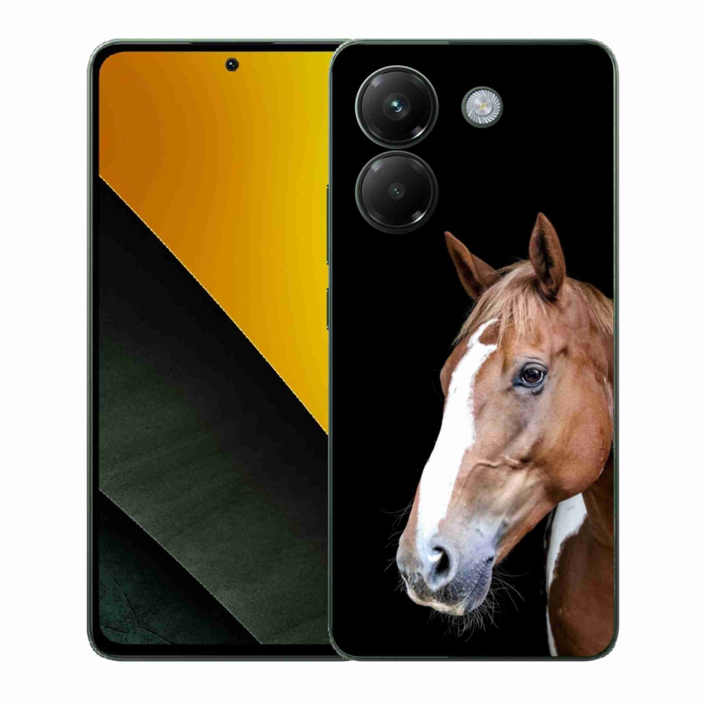 Gélový kryt mmCase na Xiaomi Poco M7 Pro - hnedý kôň 3