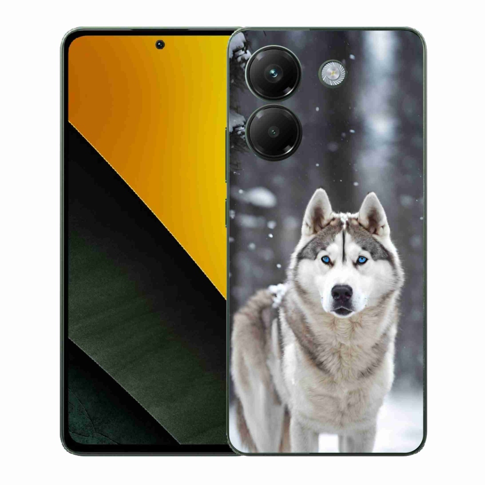 Gélový kryt mmCase na Xiaomi Poco M7 Pro - husky 2
