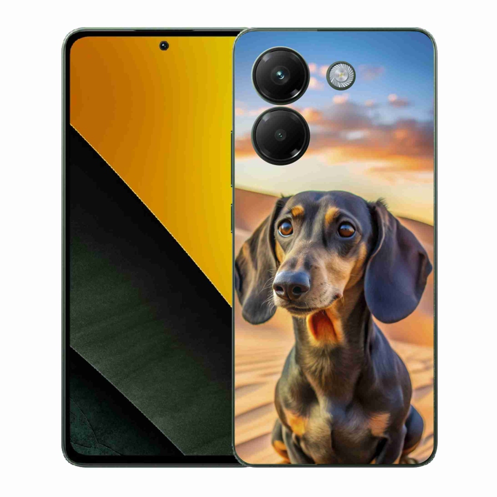 Gélový kryt mmCase na Xiaomi Poco M7 Pro - jazvečík 3