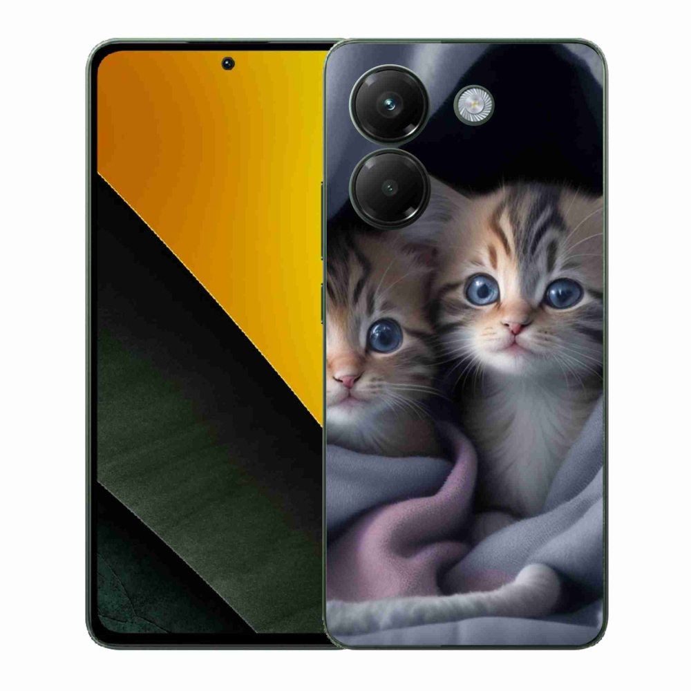 Gélový kryt mmCase na Xiaomi Poco M7 Pro - mačacie duo 2