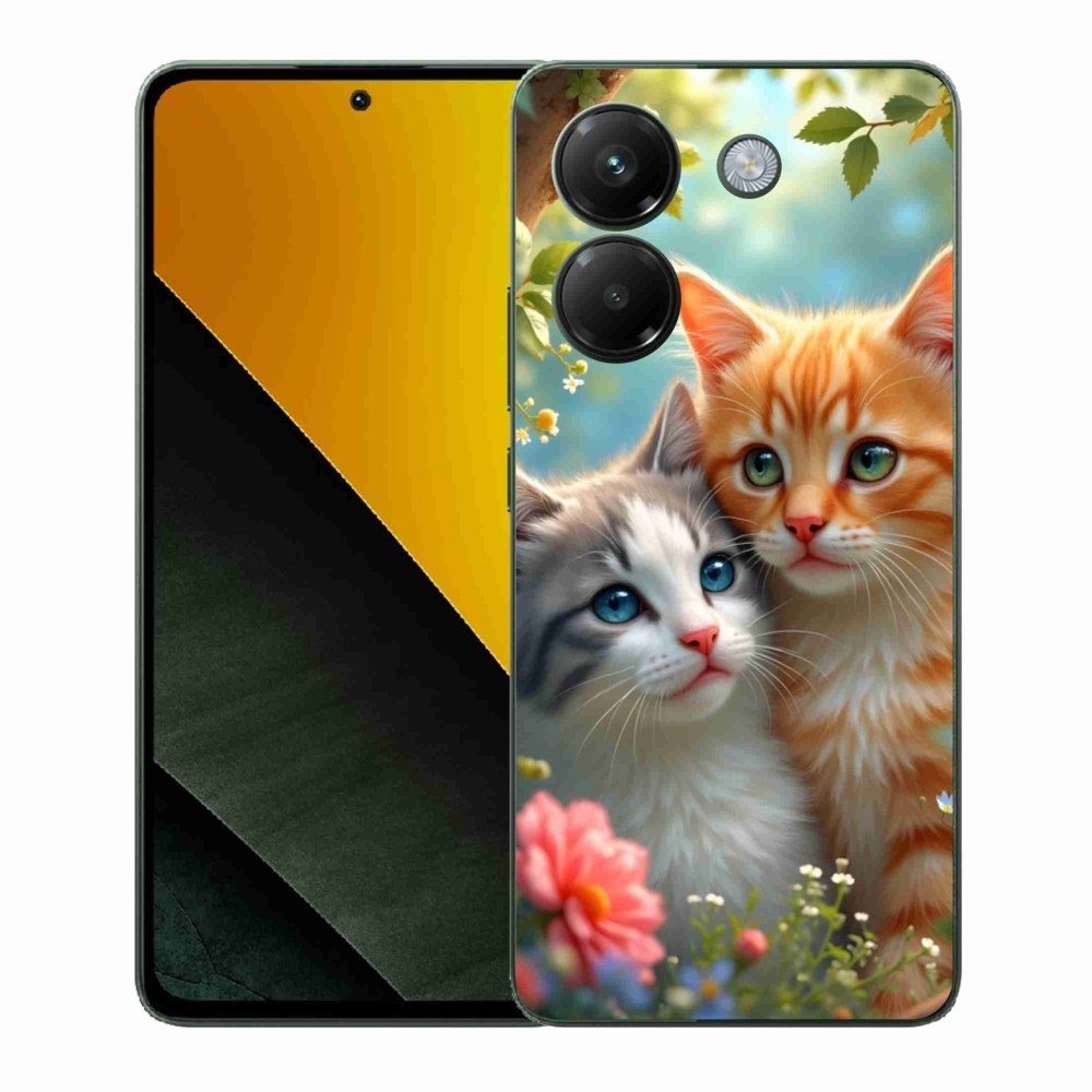 Gélový kryt mmCase na Xiaomi Poco M7 Pro - mačacia láska 2