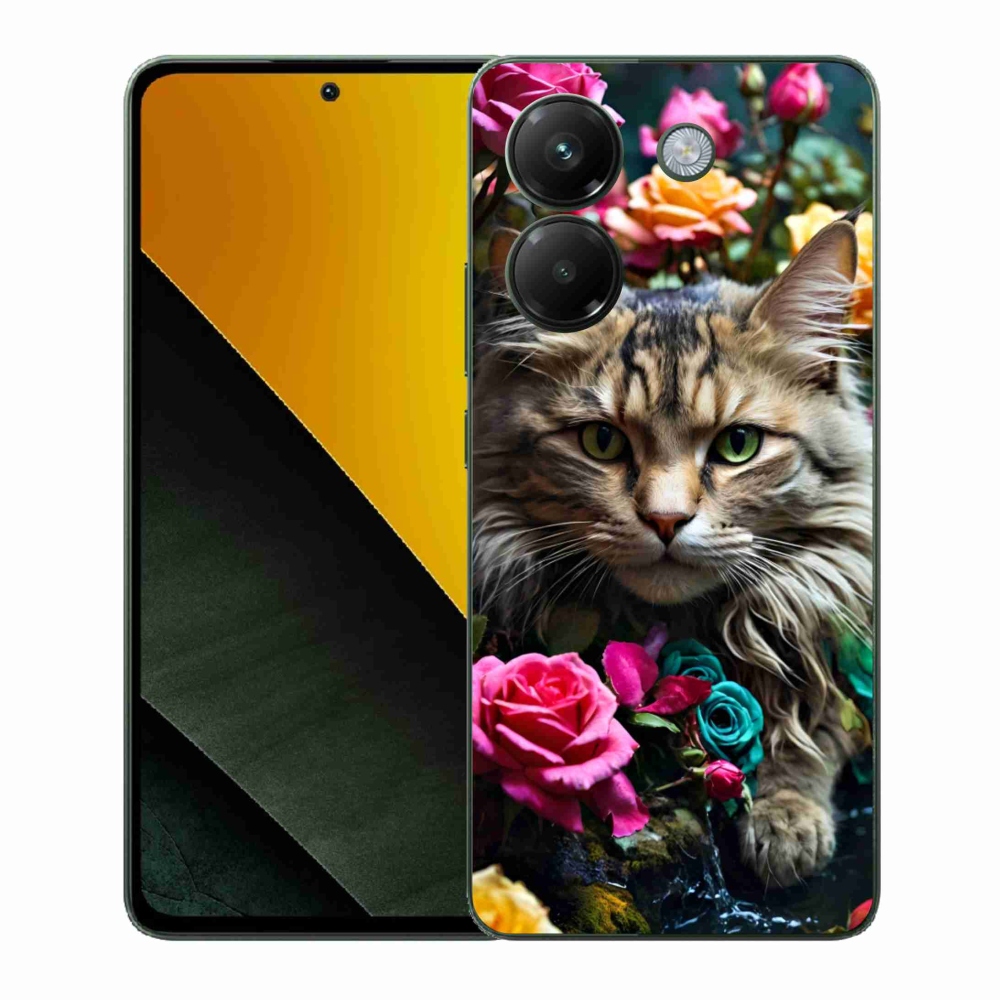 Gélový kryt mmCase na Xiaomi Poco M7 Pro - mačacie pohľad 2