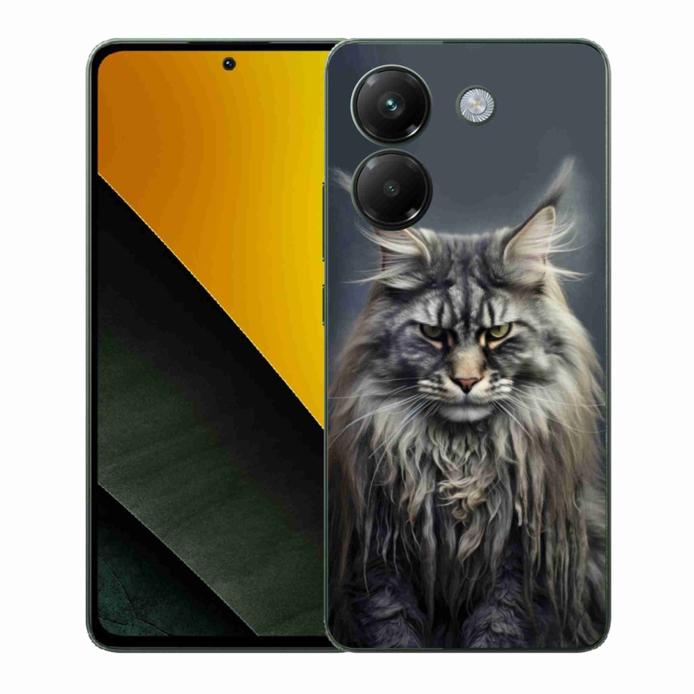 Gélový kryt mmCase na Xiaomi Poco M7 Pro - mačacie pohľad 4