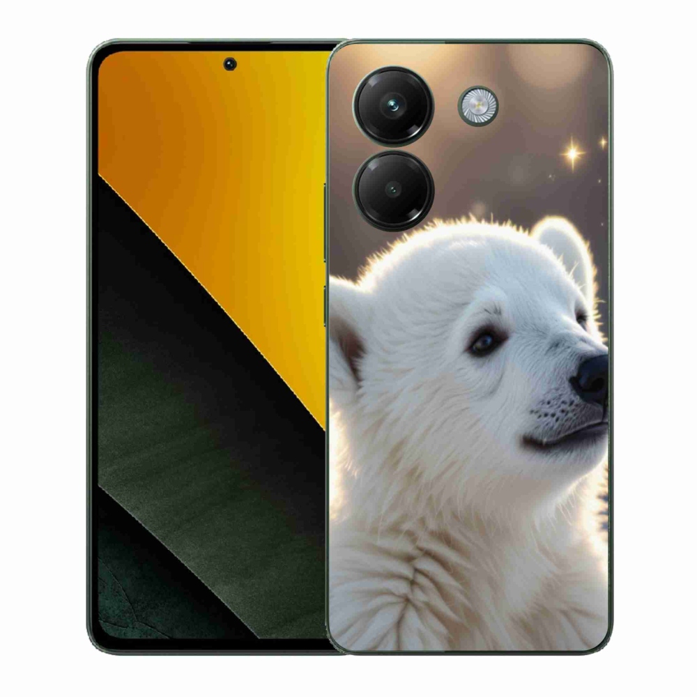 Gélový kryt mmCase na Xiaomi Poco M7 Pro - ľadový medveď
