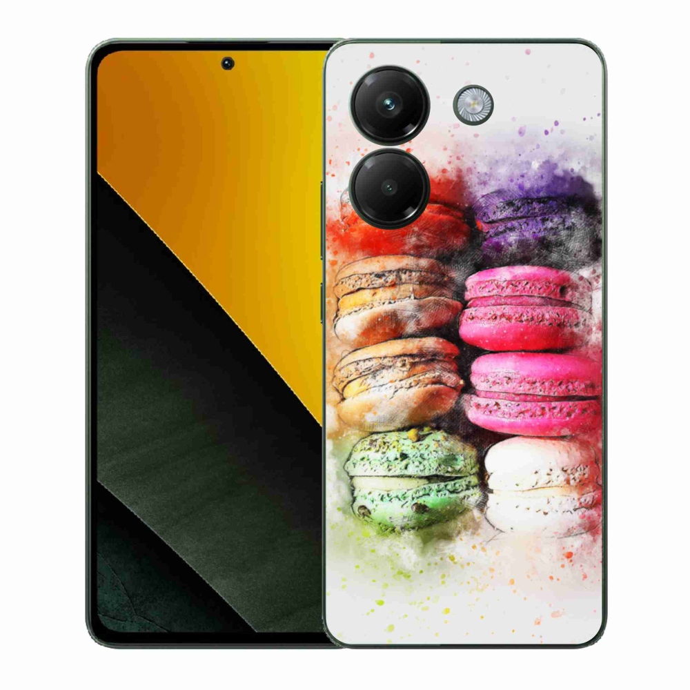 Gélový kryt mmCase na Xiaomi Poco M7 Pro - makrónky