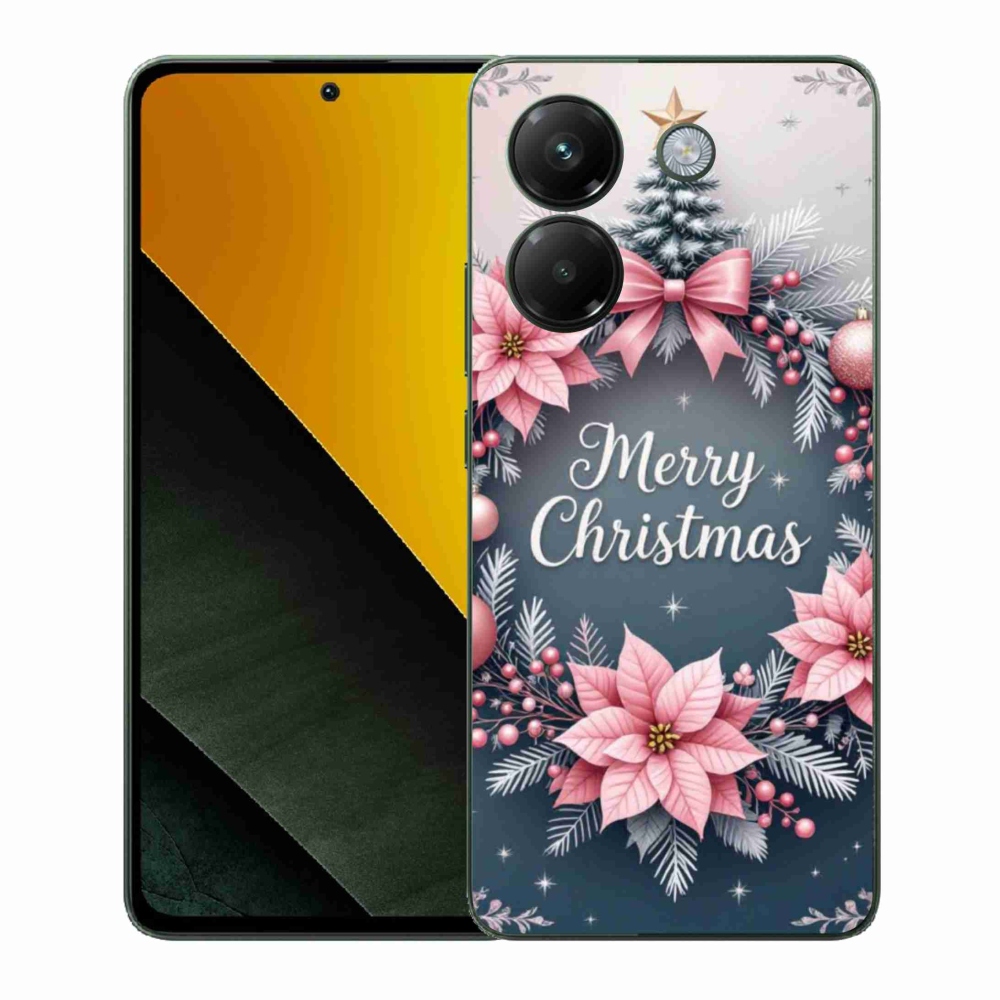 Gélový kryt mmCase na Xiaomi Poco M7 Pro - merry christmas