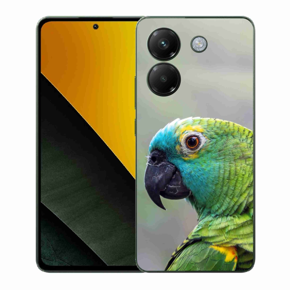 Gélový kryt mmCase na Xiaomi Poco M7 Pro - papagáj amazoňan