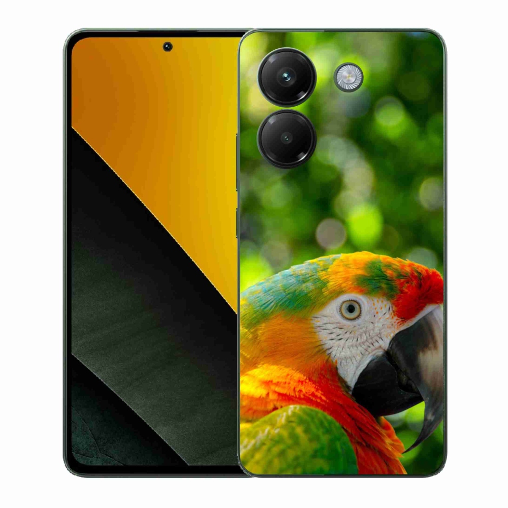 Gélový kryt mmCase na Xiaomi Poco M7 Pro - papagáj ara 3