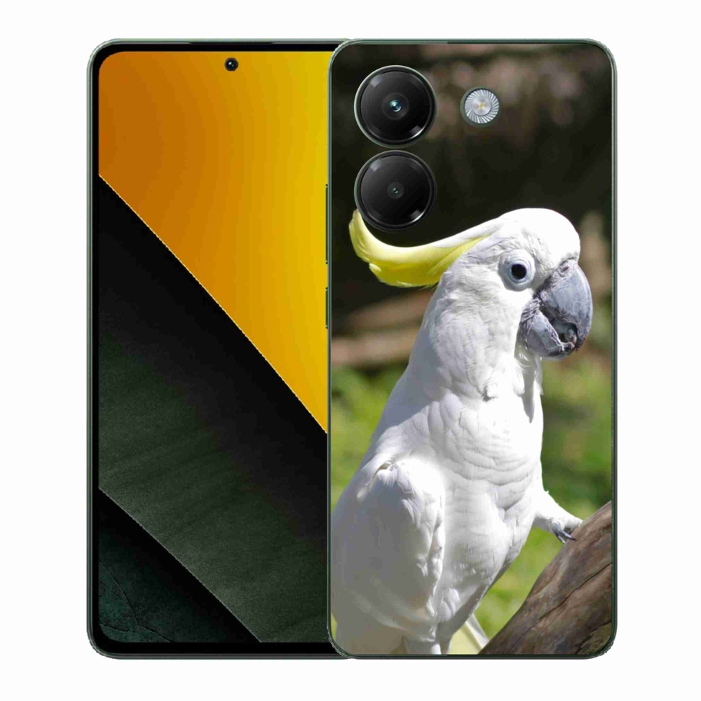 Gélový kryt mmCase na Xiaomi Poco M7 Pro - papagáj kakadu 2