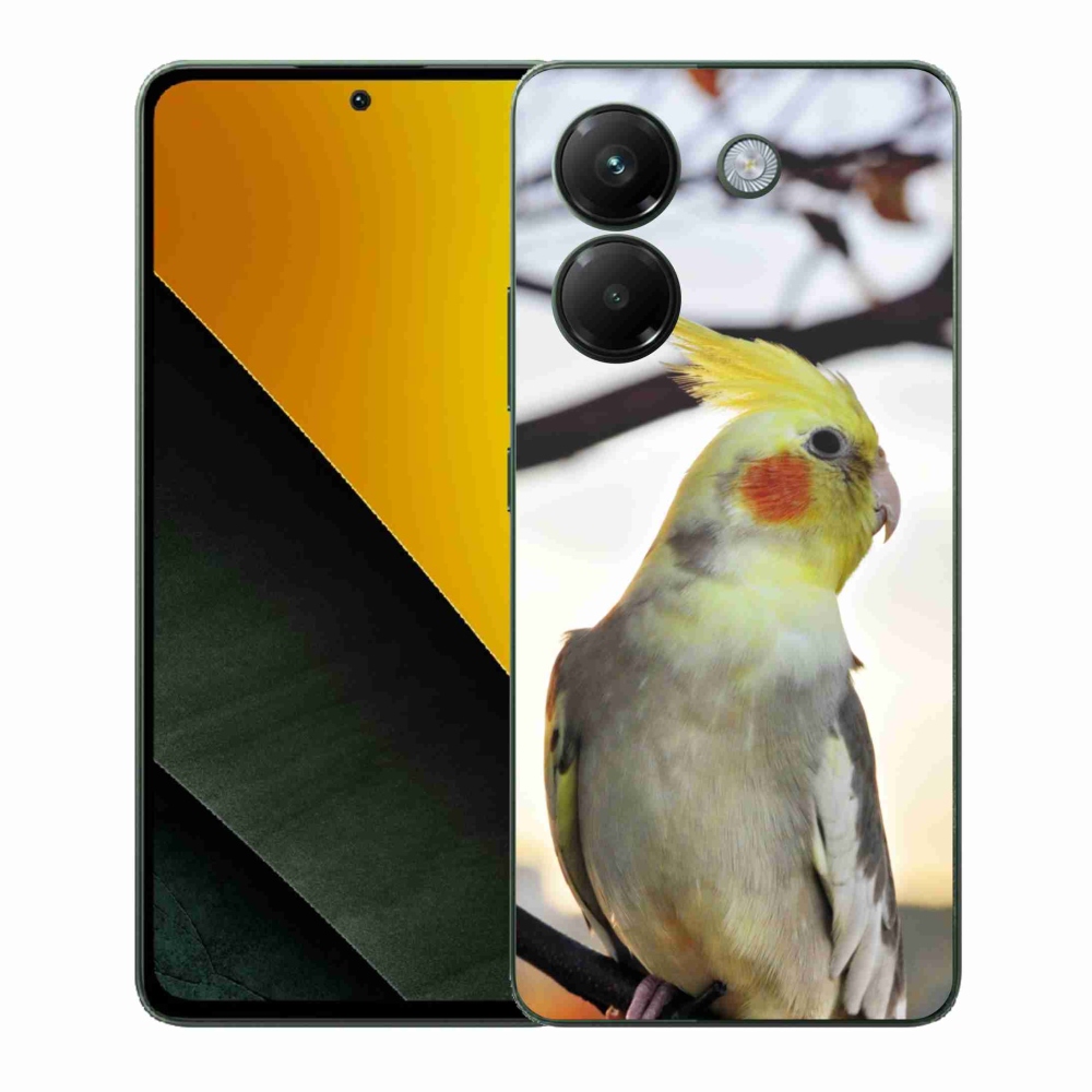 Gélový kryt mmCase na Xiaomi Poco M7 Pro - papagáj korela