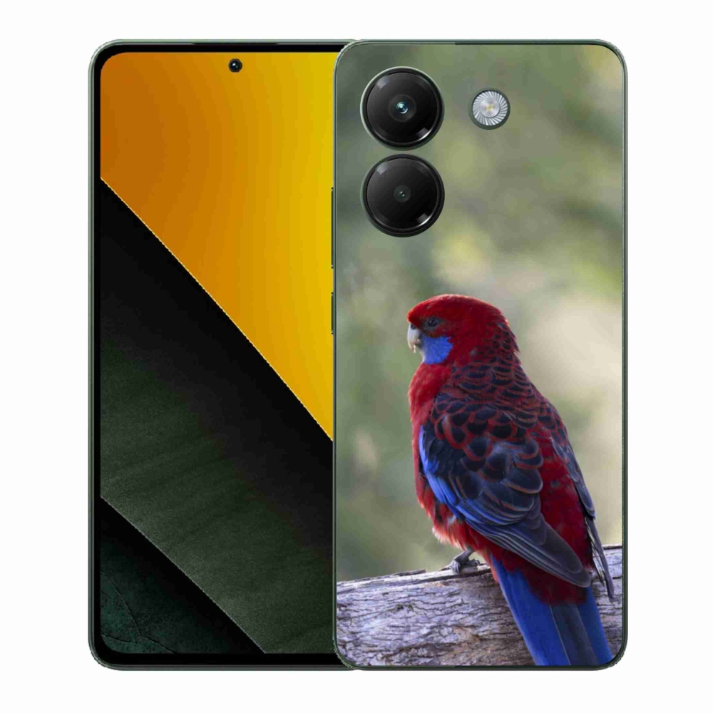 Gélový kryt mmCase na Xiaomi Poco M7 Pro - papagáj rosela