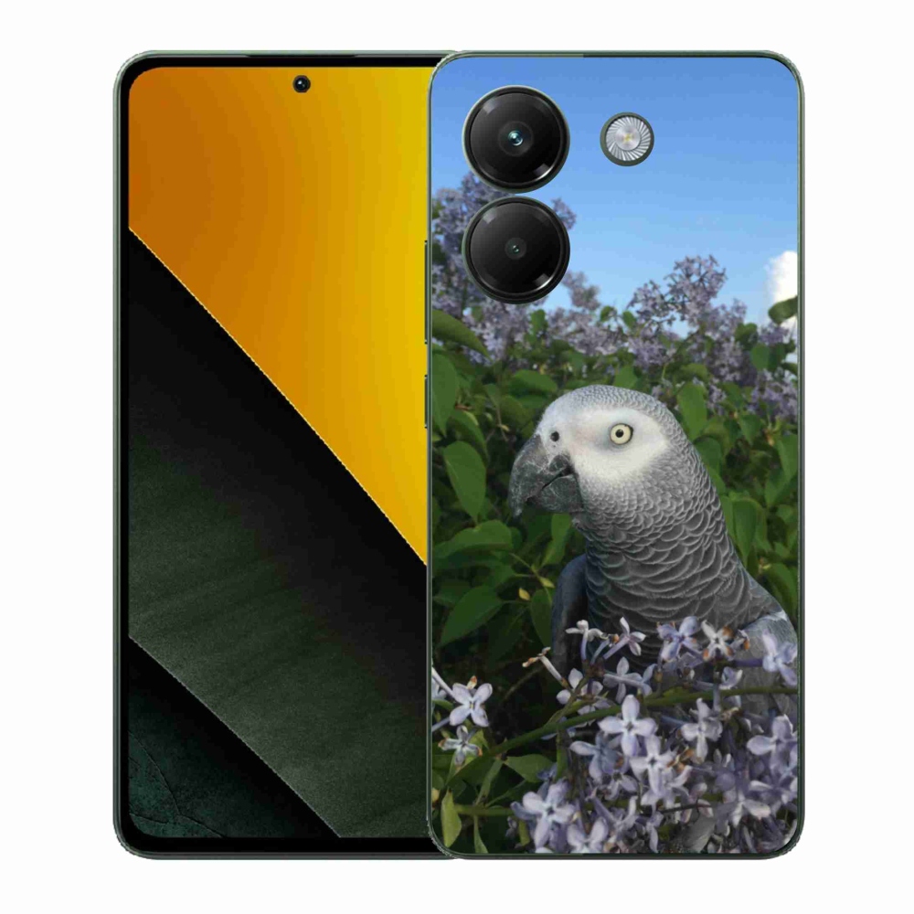 Gélový kryt mmCase na Xiaomi Poco M7 Pro - papagáj žako