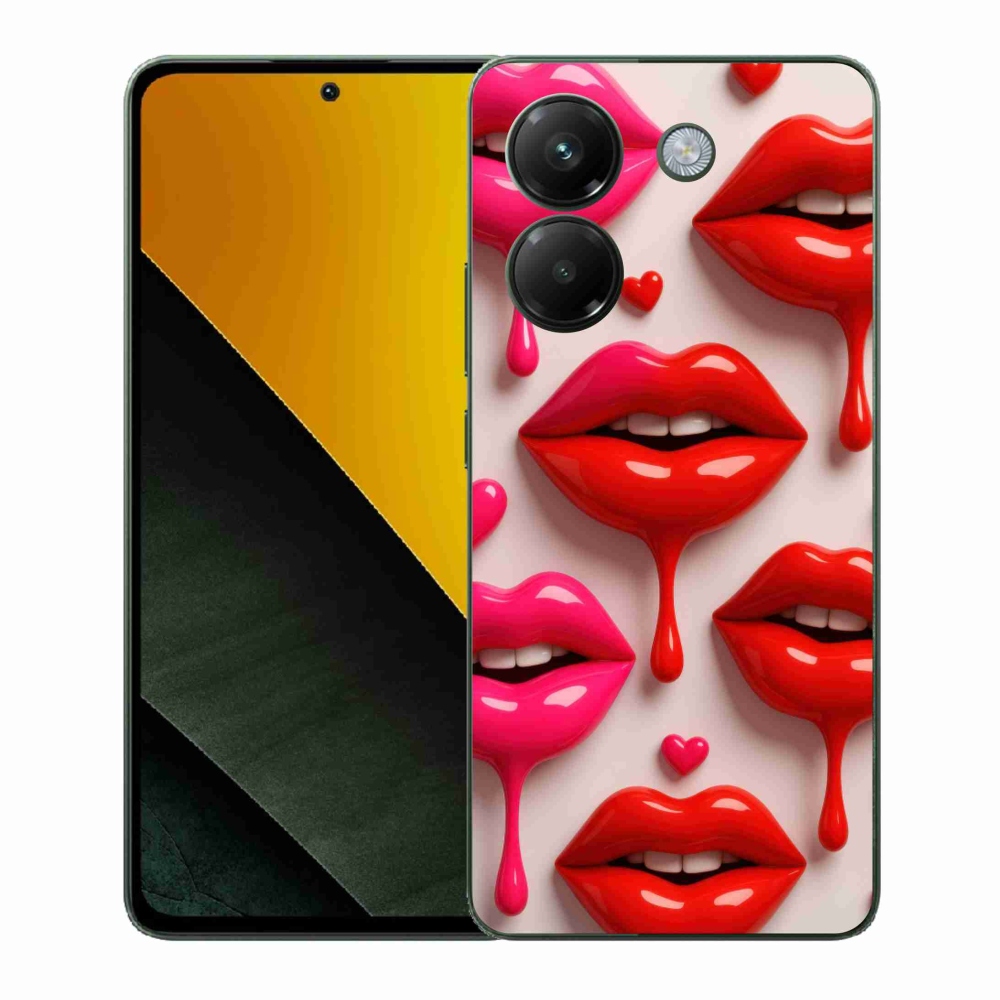 Gélový kryt mmCase na Xiaomi Poco M7 Pro - pery 2