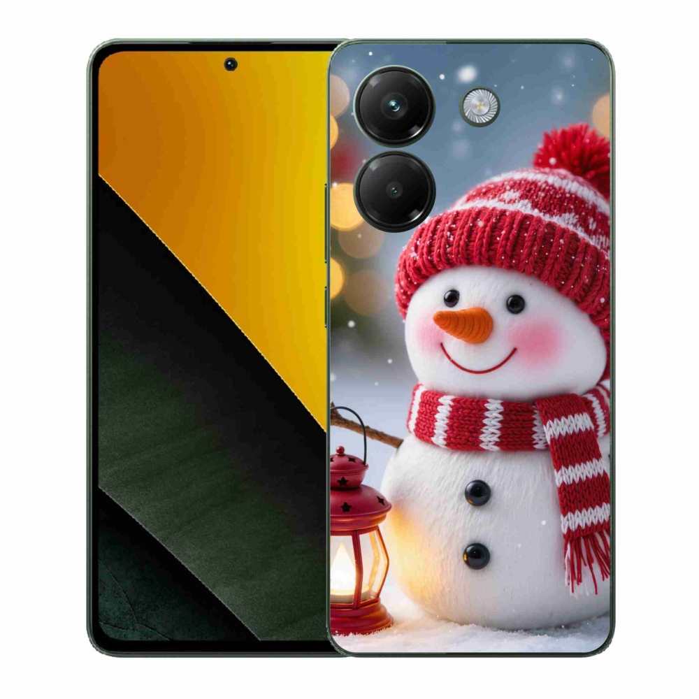 Gélový kryt mmCase na Xiaomi Poco M7 Pro - snehuliak 2
