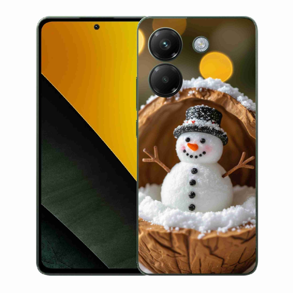 Gélový kryt mmCase na Xiaomi Poco M7 Pro - snehuliak 4