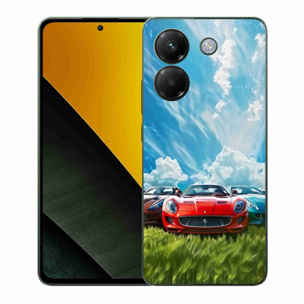 Gélový kryt mmCase na Xiaomi Poco M7 Pro - športové vozidlá