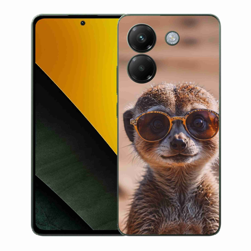 Gélový kryt mmCase na Xiaomi Poco M7 Pro - štýlová surikata