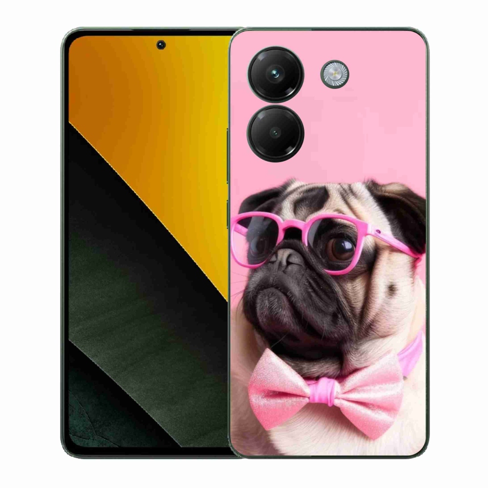 Gélový kryt mmCase na Xiaomi Poco M7 Pro - štýlový mops