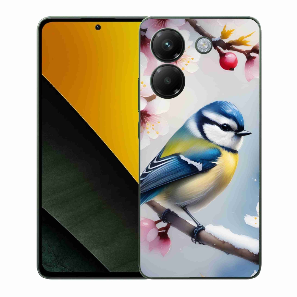 Gélový kryt mmCase na Xiaomi Poco M7 Pro - sýkorka